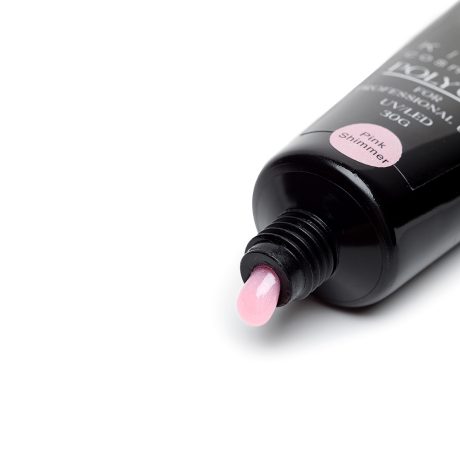 Polygel pink shimmer 2