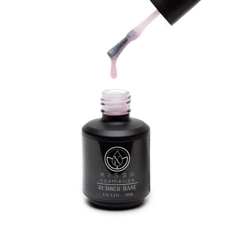 Rubber base rose glitter